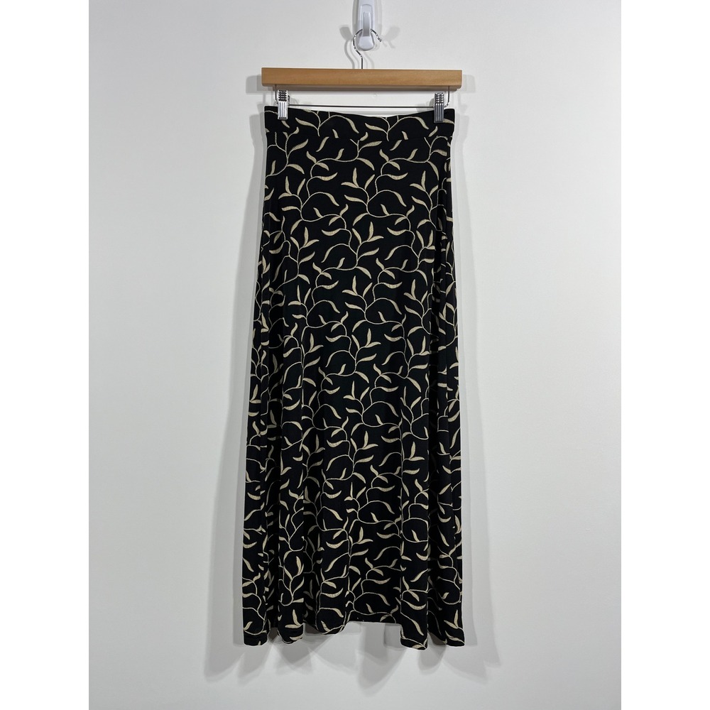 Frazier Lawrence Vintage Embroidered Maxi Skirt Womens Small 90s Whimsigoth Boho